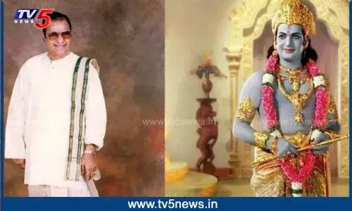 TANA: కృష్ణుడు రూపంలో ఎన్టీఆర్ విగ్రహం