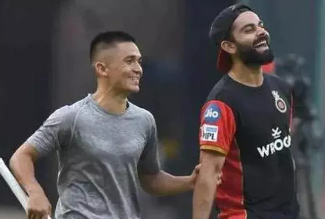 Sunil Chhetri-Kohli: కోహ్లీతో నాకు ప్రత్యేక అనుబంధం: సునీల్ ఛెత్రీ Sunil Chhetri-Kohli: కోహ్లీతో నాకు ప్రత్యేక అనుబంధం: సునీల్ ఛెత్రీ