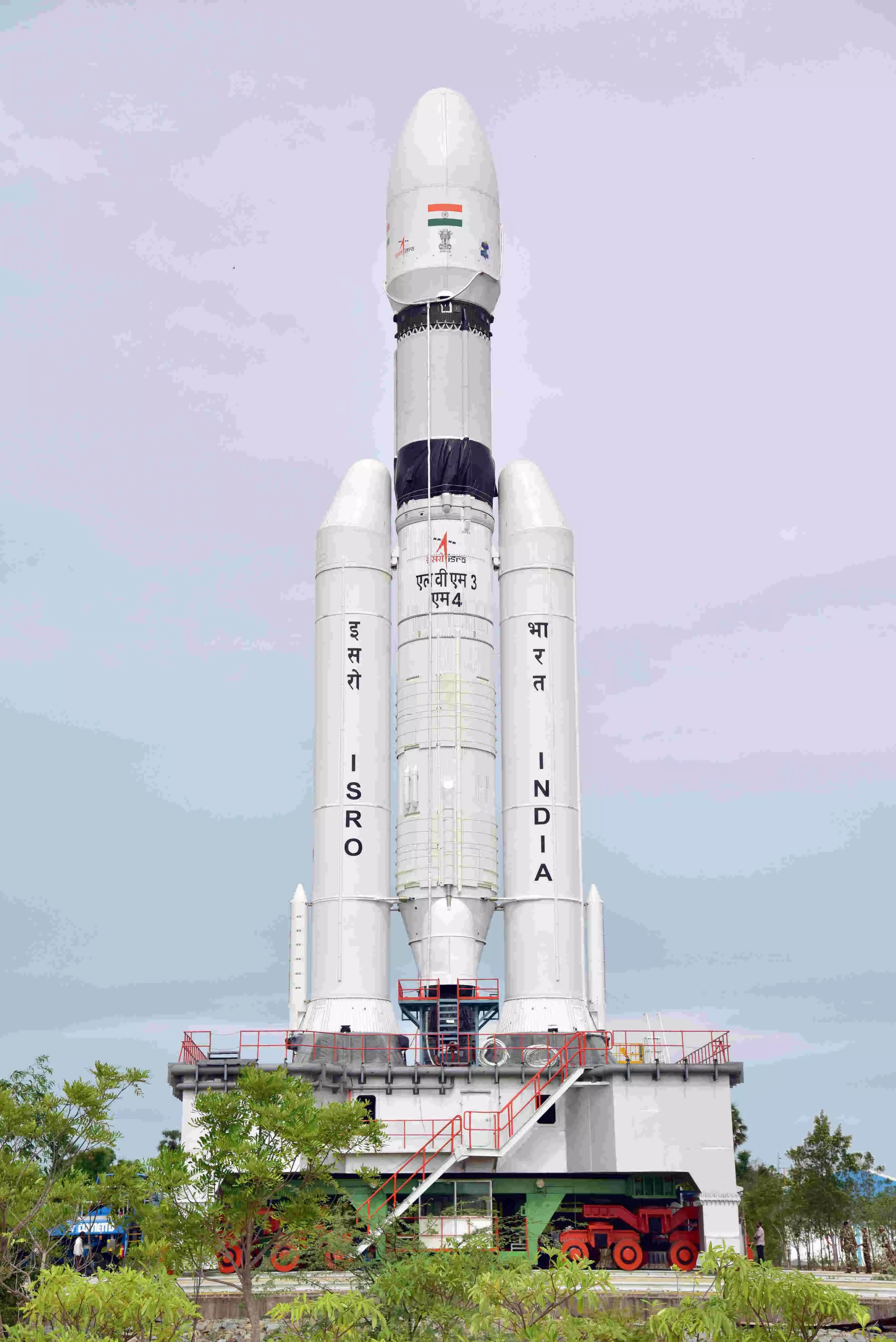 LVM3 M4 vehicle with Chandrayaan-3 LVM3 M4 vehicle with Chandrayaan-3