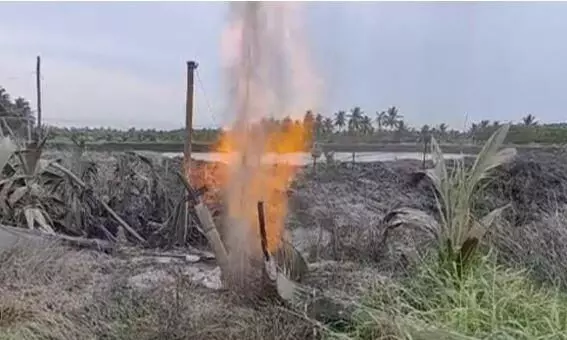 Konaseema: శాంతించిన శివకోటి మంటలు Konaseema: శాంతించిన శివకోటి మంటలు