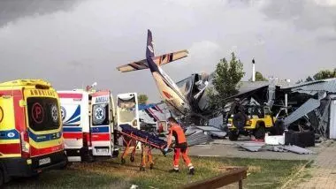Poland plane crash: కుప్పకూలిన చిన్న విమానం Poland plane crash: కుప్పకూలిన చిన్న విమానం