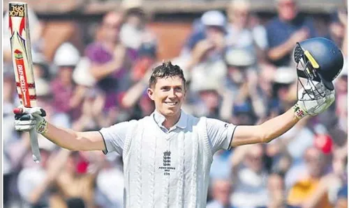 Ashes Test: క్రాలే విధ్వంసం..  పటిష్ట స్థితిలో ఇంగ్లండ్ Ashes Test: క్రాలే విధ్వంసం..  పటిష్ట స్థితిలో ఇంగ్లండ్