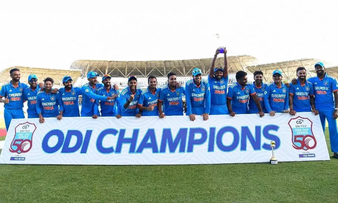 Ind vs Wi: భారత ఆటగాళ్ల విజృంభణ, సిరీస్ వశం