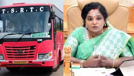 ఆర్టీసీ బిల్లుకు గవర్నర్ తమిళిసై ఆమోదం ఆర్టీసీ బిల్లుకు గవర్నర్ తమిళిసై ఆమోదం