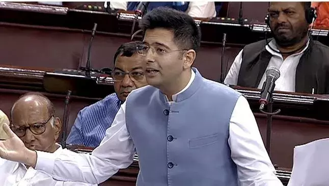 Raghav Chadha: ఫోర్జరీ ఆరోపణలతో ఉలిక్కపడ్డ పార్లమెంట్ Raghav Chadha: ఫోర్జరీ ఆరోపణలతో ఉలిక్కపడ్డ పార్లమెంట్