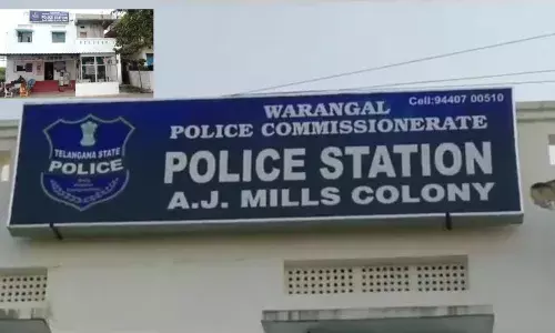 వరంగల్‌ AJ మిల్స్ కాలనీ CI వీరంగం