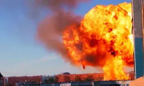 Russia : గ్యాస్ స్టేషనులో పేలుడు…12మంది మృతి