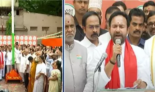 తెలంగాణ తల్లి కేసీఆర్‌ చేతిలో బందీ అయింది - కిషన్‌ రెడ్డి