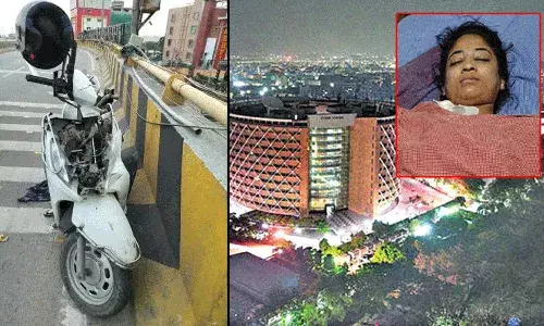 హైటెక్ ఫ్లైఓవర్ పై ఘోర ప్రమాదం.. ప్రాణాలు తీసిన అతివేగం