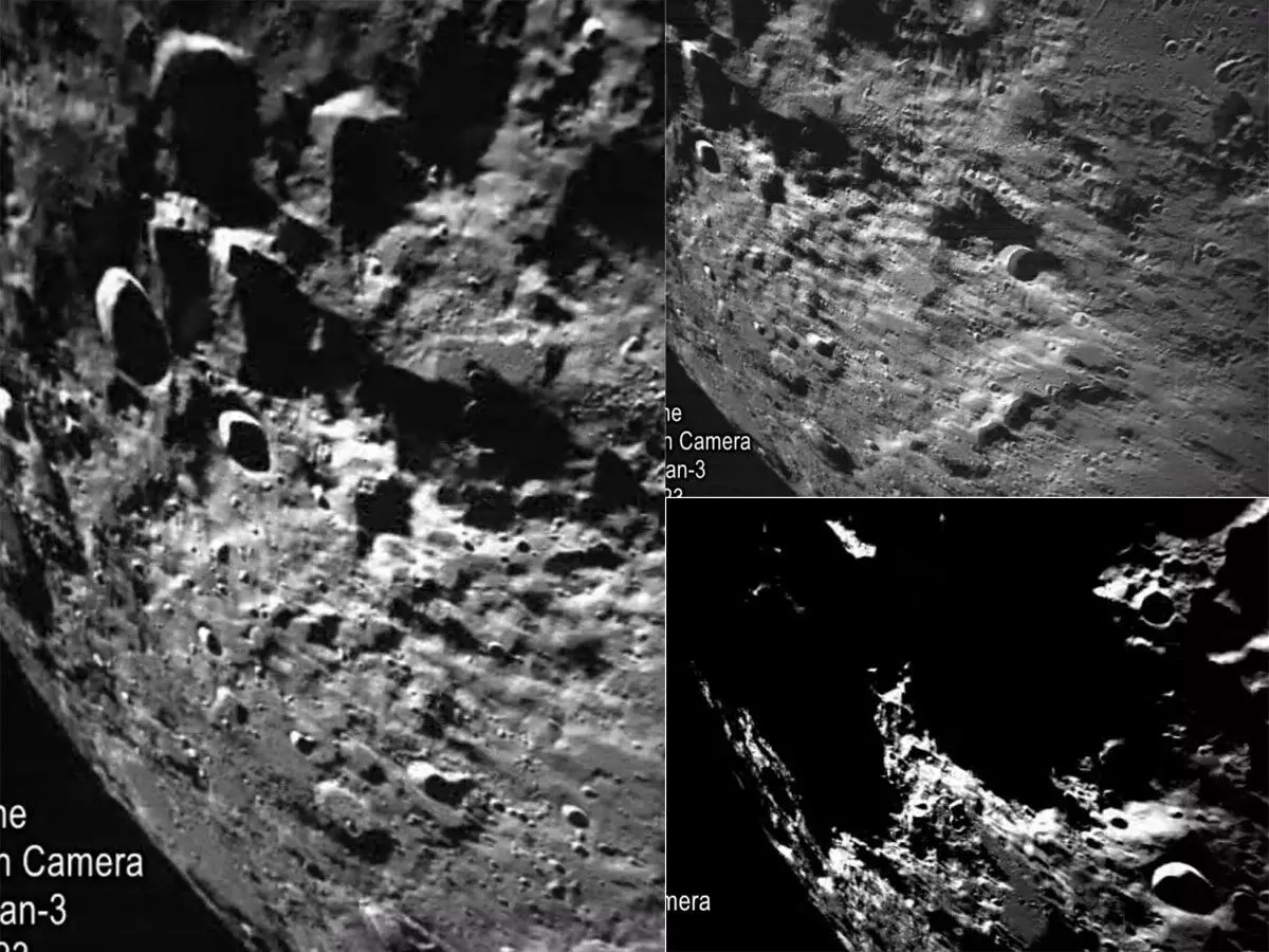 Chandrayan 3: విక్రమ్ పంపిన చందమామ చిత్రం Chandrayan 3: విక్రమ్ పంపిన చందమామ చిత్రం