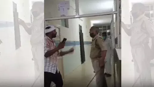 గాయాలపాలైన యువకున్ని చావగొట్టిన కానిస్టేబుల్