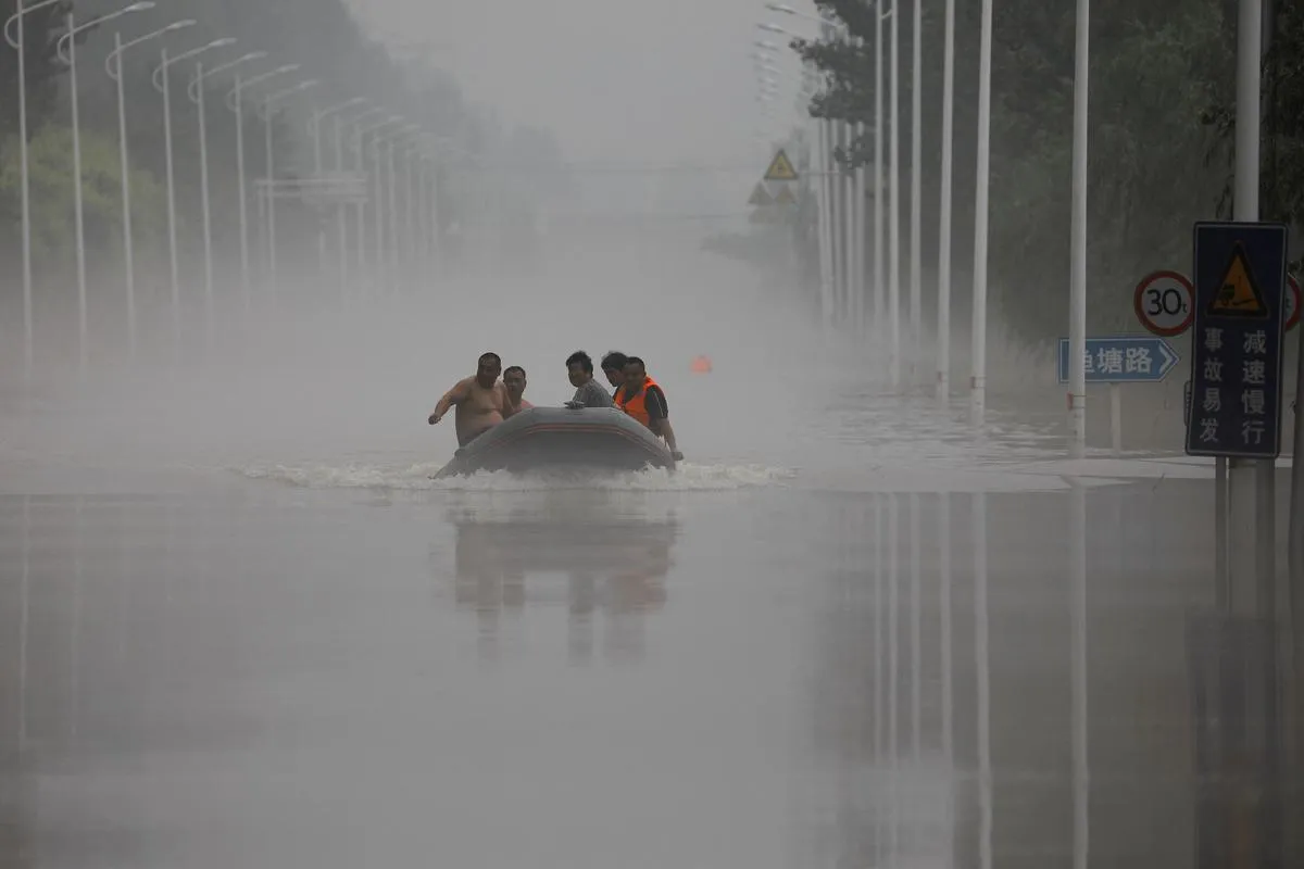 China : మరోసారి కుండపోత China : మరోసారి కుండపోత