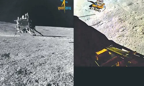 Chandrayaan-3: జాబిల్లి పెరట్లో ప్రజ్ఞాన్ ఆటలు Chandrayaan-3: జాబిల్లి పెరట్లో ప్రజ్ఞాన్ ఆటలు