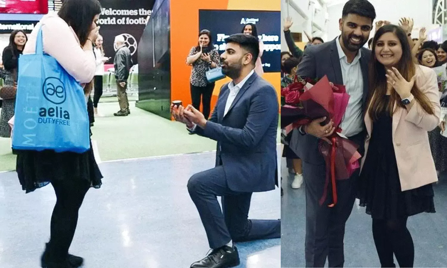 ఎయిర్ పోర్ట్ అనౌన్స్ మెంట్ లో పెళ్లి ప్రపోజల్.. ఎయిర్ పోర్ట్ అనౌన్స్ మెంట్ లో పెళ్లి ప్రపోజల్..