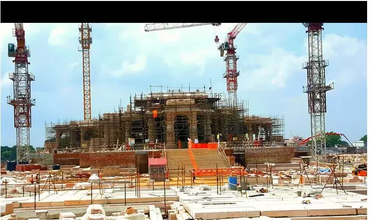 AYODHYA: ముమ్మరంగా అయోధ్య రామాలయ నిర్మాణం