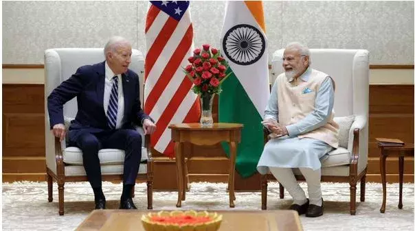 BIDEN-MODI MEET: బైడెన్తో మోదీ కీలక చర్చలు BIDEN-MODI MEET: బైడెన్తో మోదీ కీలక చర్చలు