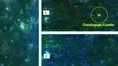 Chandrayaan-3: ల్యాండర్ కొత్త ఫొటోలు పోస్ట్ చేసిన ఇస్రో Chandrayaan-3: ల్యాండర్ కొత్త ఫొటోలు పోస్ట్ చేసిన ఇస్రో