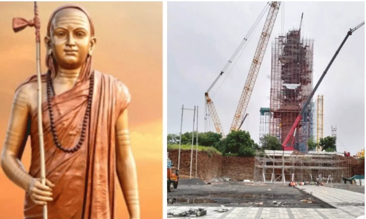 ఓంకారేశ్వర్లో 108 అడుగుల ఆదిశంకరాచార్య విగ్రహావిష్కరణ.. ఓంకారేశ్వర్లో 108 అడుగుల ఆదిశంకరాచార్య విగ్రహావిష్కరణ..