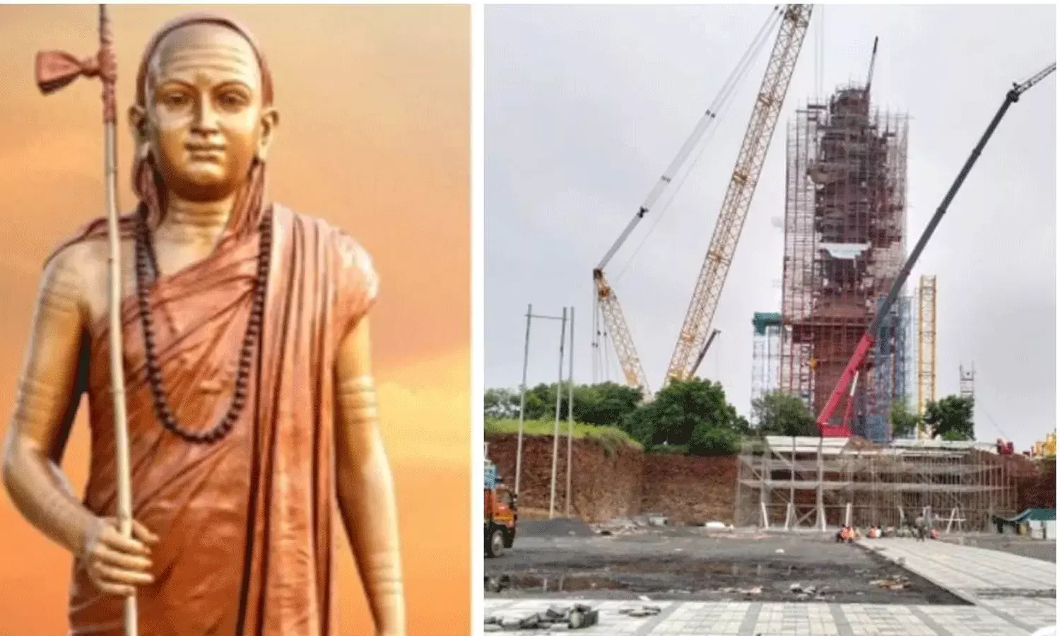 ఓంకారేశ్వర్‌లో 108 అడుగుల ఆదిశంకరాచార్య విగ్రహావిష్కరణ..