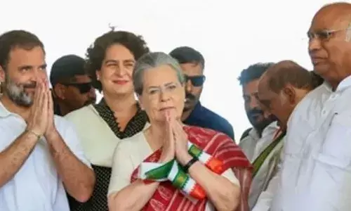 CWC MEET: బీజేపీ పాలనలో దేశం పదేళ్లు వెనక్కి: కాంగ్రెస్ CWC MEET: బీజేపీ పాలనలో దేశం పదేళ్లు వెనక్కి: కాంగ్రెస్