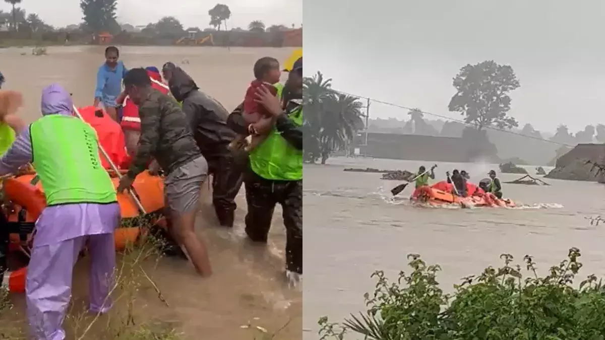 Indore: వర్ష బీభత్సం..