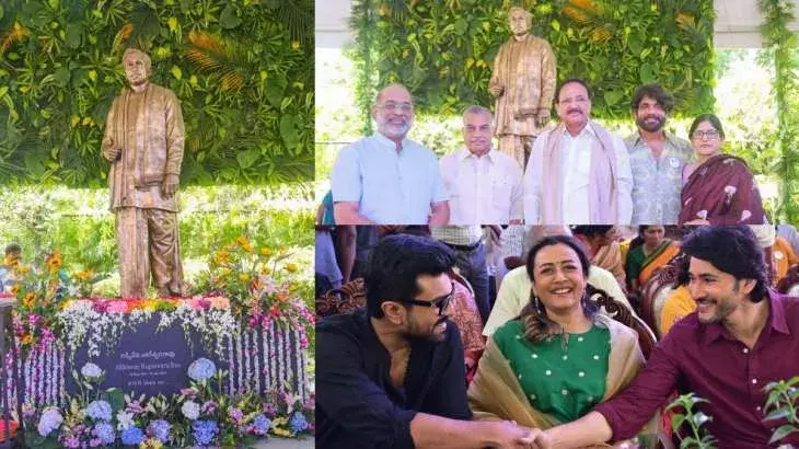 Akkineni Nageswar Rao : పంచలోహ విగ్రహాన్ని ఆవిష్కరించిన నాగార్జున