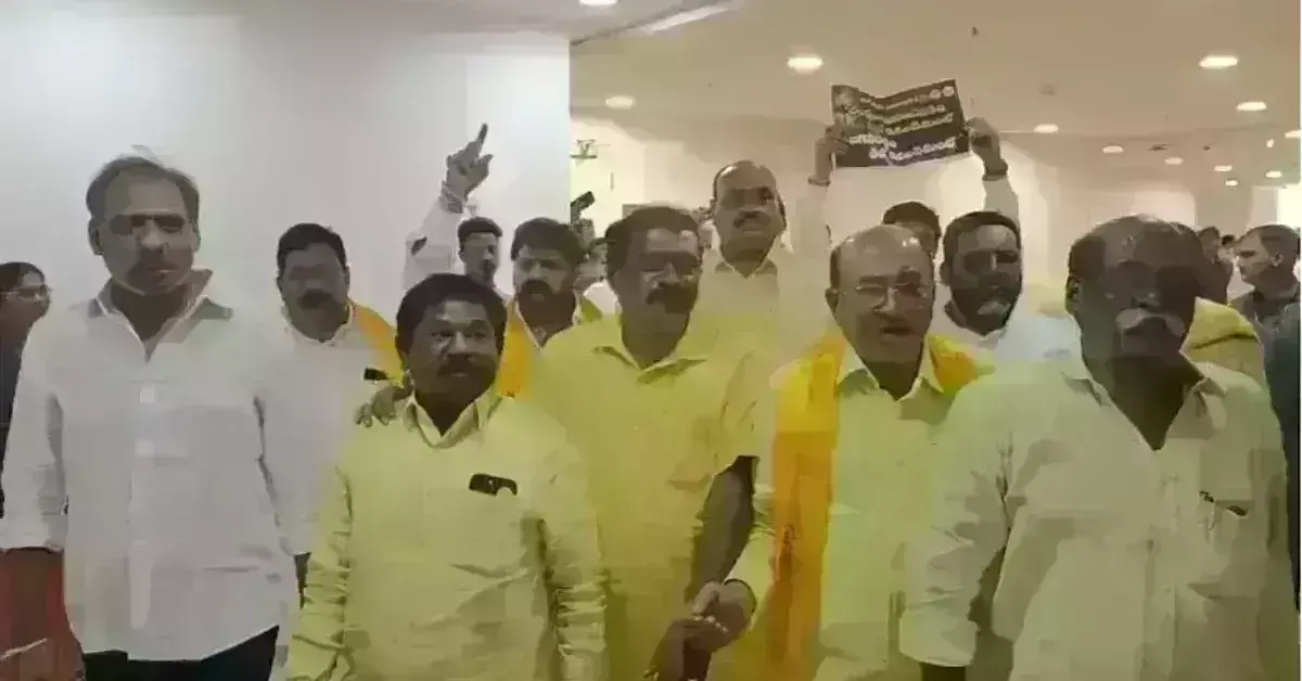 AP ASSEMBLY: టీడీపీ ఎమ్మెల్యేల సస్పెన్షన్ AP ASSEMBLY: టీడీపీ ఎమ్మెల్యేల సస్పెన్షన్