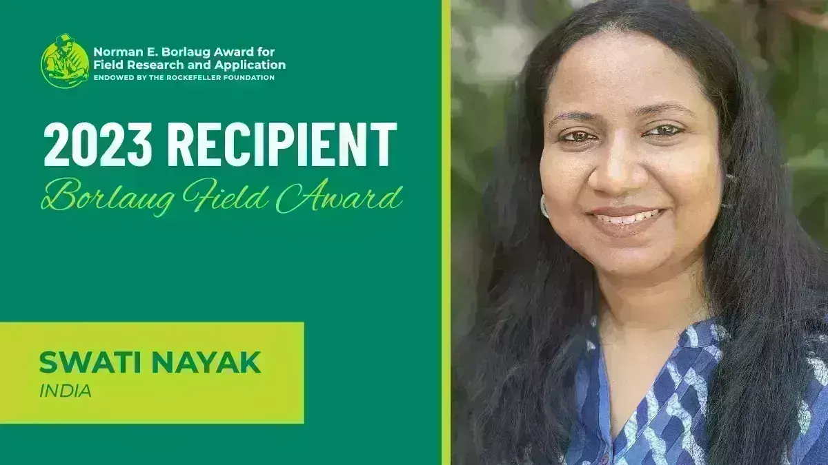 Norman Borlaug Award: ఒడిశా యువతికి నార్మన్ బోర్లాగ్ అవార్డ్