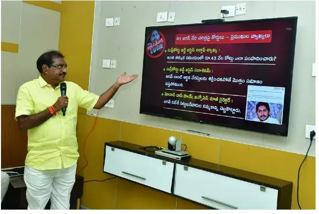 NIMMALA: జగన్ అక్రమాస్తి మూడున్నర లక్షల కోట్లు NIMMALA: జగన్ అక్రమాస్తి మూడున్నర లక్షల కోట్లు