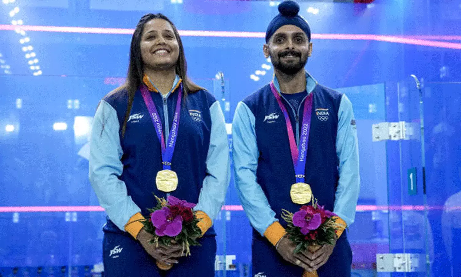 భారత్ ఖాతాలో మరో స్వర్ణం.. స్క్వాష్ మిక్స్‌డ్ డబుల్స్ ఫైనల్లో దీపికా-హరీందర్ విజయం