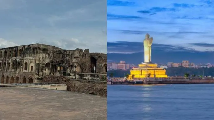 Golconda Fort to Hussain Sagar Lake: హైదరాబాద్లో చూడదగిన 5 ప్రదేశాలు Golconda Fort to Hussain Sagar Lake: హైదరాబాద్లో చూడదగిన 5 ప్రదేశాలు