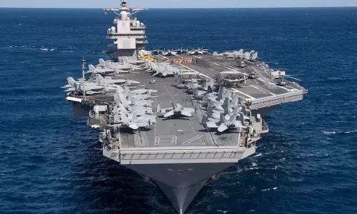 US War Ship: ఇజ్రాయెల్‌కు వచ్చిన అమెరికా యుద్ధ నౌక