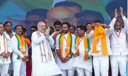 BJP: బీజేపీ మేనిఫెస్టో ఇంధ్రధనుస్సు!
