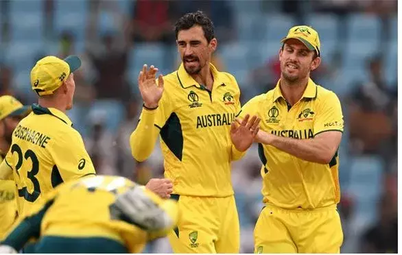 CWC 2023: ప్రపంచకప్లో ఆస్ట్రేలియా బోణీ CWC 2023: ప్రపంచకప్లో ఆస్ట్రేలియా బోణీ