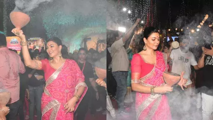 Video of Sushmita Sen : కూతురు రెనీతో కలిసి ధనుచి నృత్యం చేసిన సుస్మితా సేన్