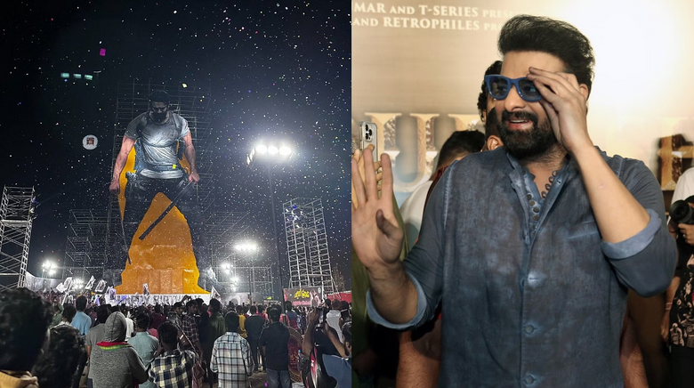 Prabhas Birthday : 230 అడుగుల భారీ కటౌట్ & బాణసంచాతో సెలబ్రేషన్స్
