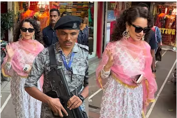 Kangana Ranaut : Y+ సెక్యూరిటీ గార్డ్‌లతో స్ట్రీట్ షాపింగ్‌ చేసిన బాలీవుడ్ హీరోయిన్