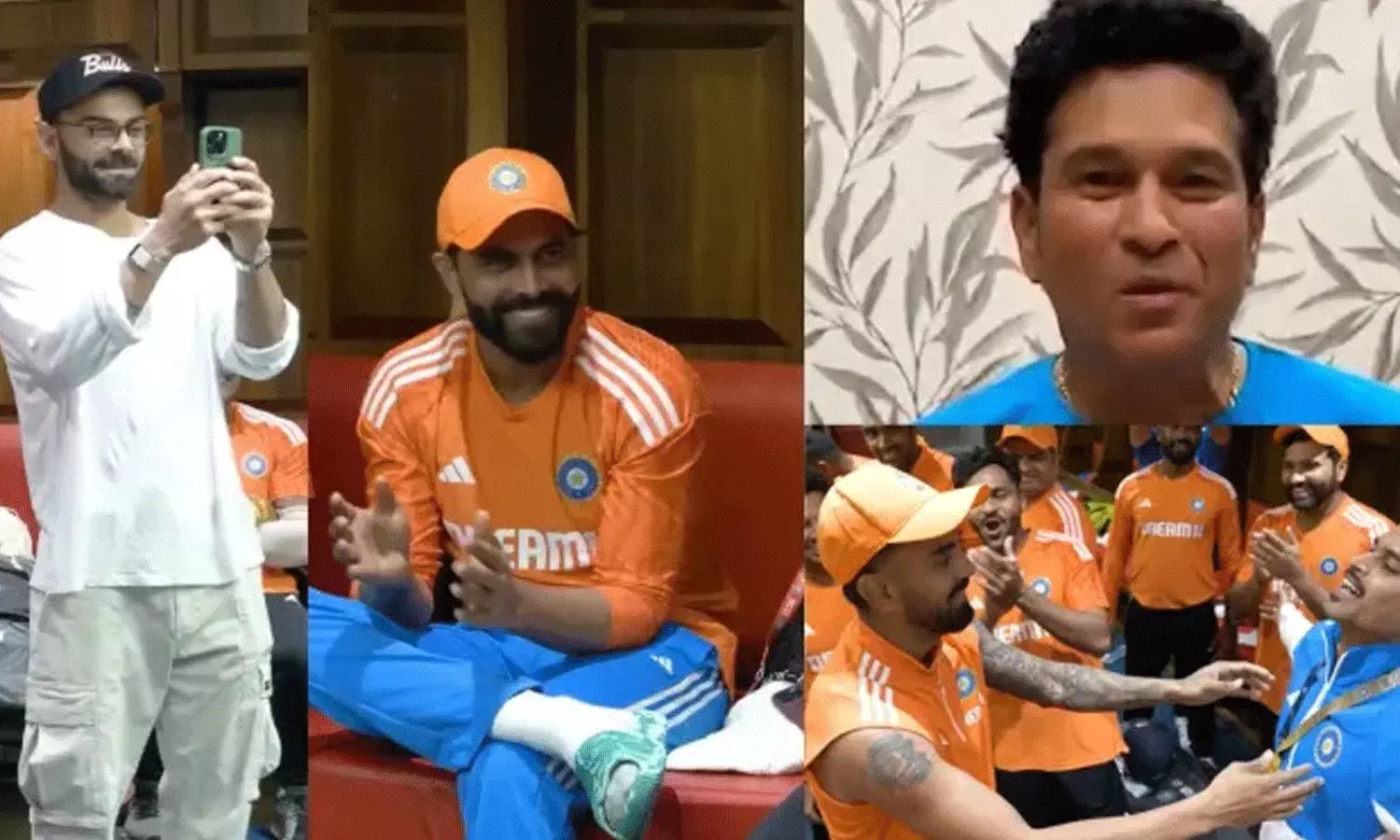 టీమిండియా డ్రెస్సింగ్ రూమ్ లో సచిన్ టెండూల్కర్.. టీమిండియా డ్రెస్సింగ్ రూమ్ లో సచిన్ టెండూల్కర్..