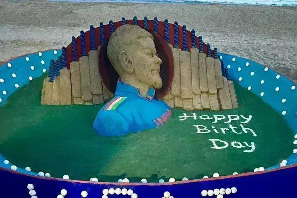 Virat Kohli Sand Art : శాండ్ ఆర్ట్ తో అభిమానం చాటుకున్న సుదర్శన్ పట్నాయక్
