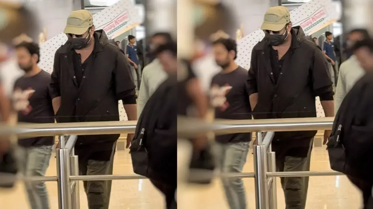 Prabhas : శస్త్రచికిత్స తర్వాత హైదరాబాద్ విమానాశ్రయంలో కనిపించిన రెబల్ స్టార్