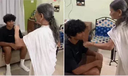 శ్రీలంకతో జరిగిన మ్యాచ్‌లో రచిన్ విజయం.. దిష్టి తీసిన నానమ్మ..