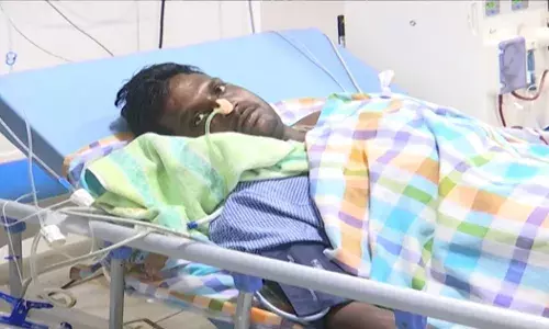 AP: పోలీసుల వేధింపులతో దివ్యాంగుడి ఆత్మహత్యాయత్నం