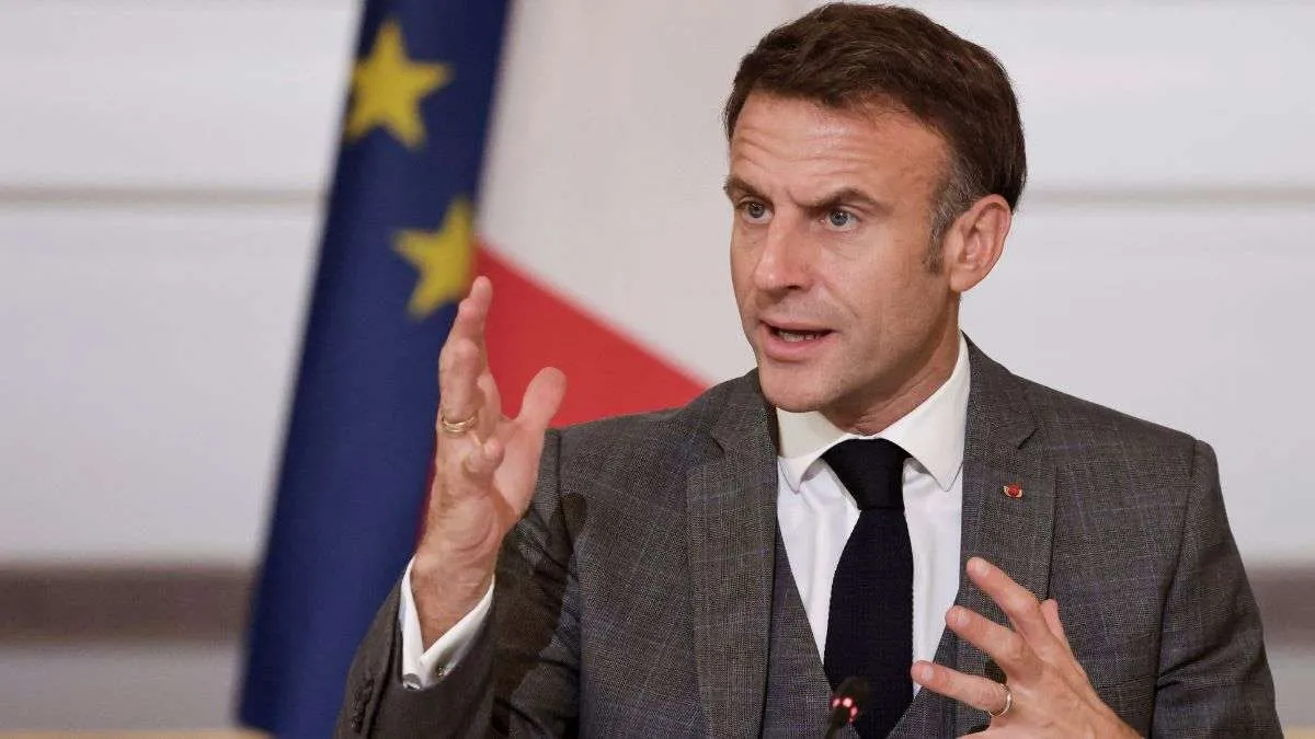 French : చిన్న పిల్లలు, మహిళ పై దాడులు ఆపాలన్న ఇమ్మాన్యుయేల్ మాక్రాన్ French : చిన్న పిల్లలు, మహిళ పై దాడులు ఆపాలన్న ఇమ్మాన్యుయేల్ మాక్రాన్