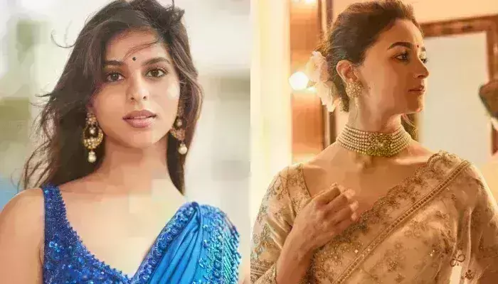 Suhana Khan : పెళ్లి చీరను మళ్లీ ధరించిన అలియా భట్పై ప్రశంసలు Suhana Khan : పెళ్లి చీరను మళ్లీ ధరించిన అలియా భట్పై ప్రశంసలు