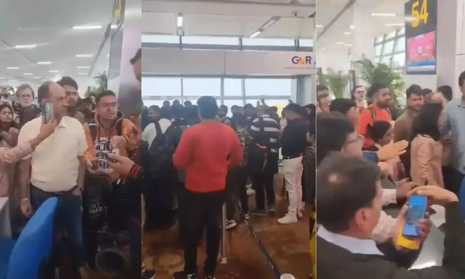 విమానం 7 గంటలు ఆలస్యం.. గందరగోళం సృష్టించిన ప్రయాణీకులు