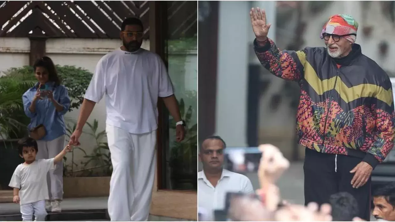 Amitabh Bachchan : మేన కోడలి కొడుకుతో జల్సాలో బిగ్ బి