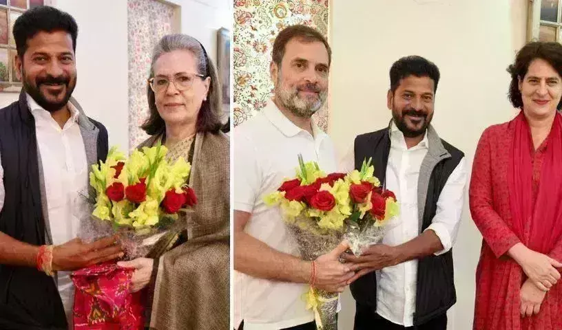 Revanth Reddy:  కాంగ్రెస్‌ అగ్ర నేతలను కలిసిన రేవంత్‌రెడ్డి