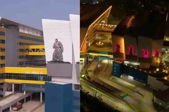 Bullet train station : దేశంలోనే తొలి బుల్లెట్ ట్రైన్ స్టేషన్.. అదిరిపోలా ? Bullet train station : దేశంలోనే తొలి బుల్లెట్ ట్రైన్ స్టేషన్.. అదిరిపోలా ?