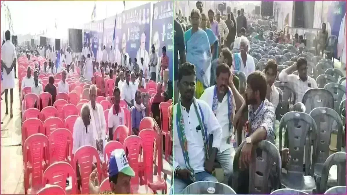 YCP : వెలవెలబోయిన వైసీపీ సాధికార సభ YCP : వెలవెలబోయిన వైసీపీ సాధికార సభ