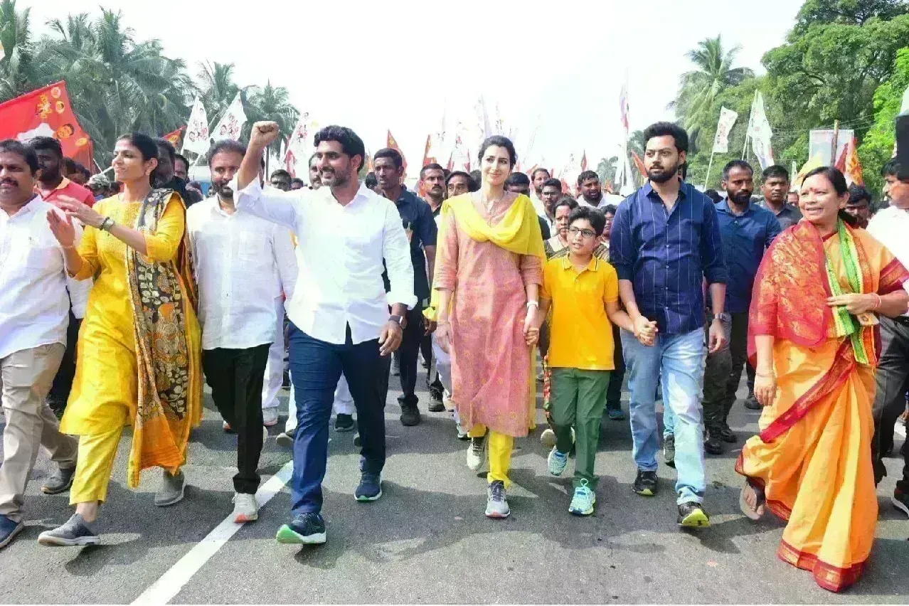 Yuvagalam: 3వేల కిలోమీటర్లు పూర్తైన యువగళం పాదయాత్ర Yuvagalam: 3వేల కిలోమీటర్లు పూర్తైన యువగళం పాదయాత్ర